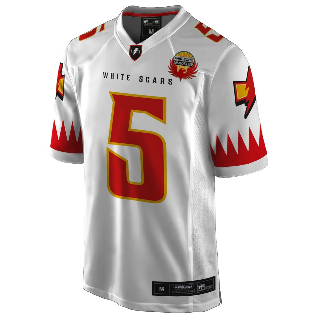 Warhammer 40000 White Scar Sports Jersey Shirt