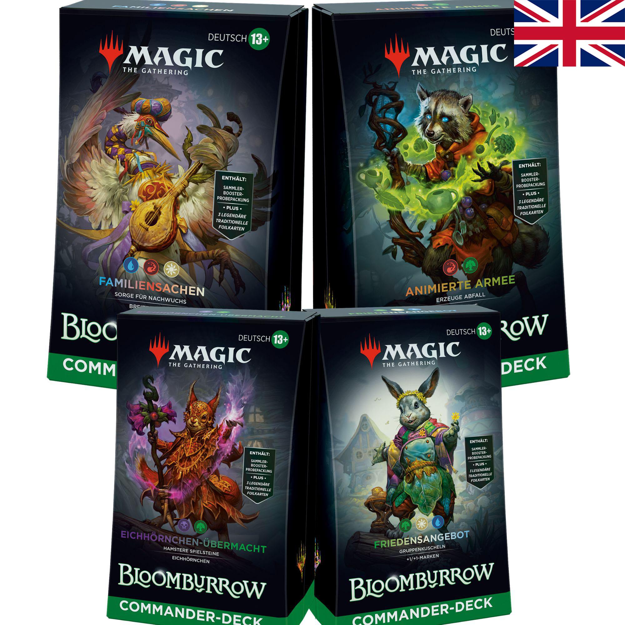 Bloomburrow Commander Deck Display (4) EN