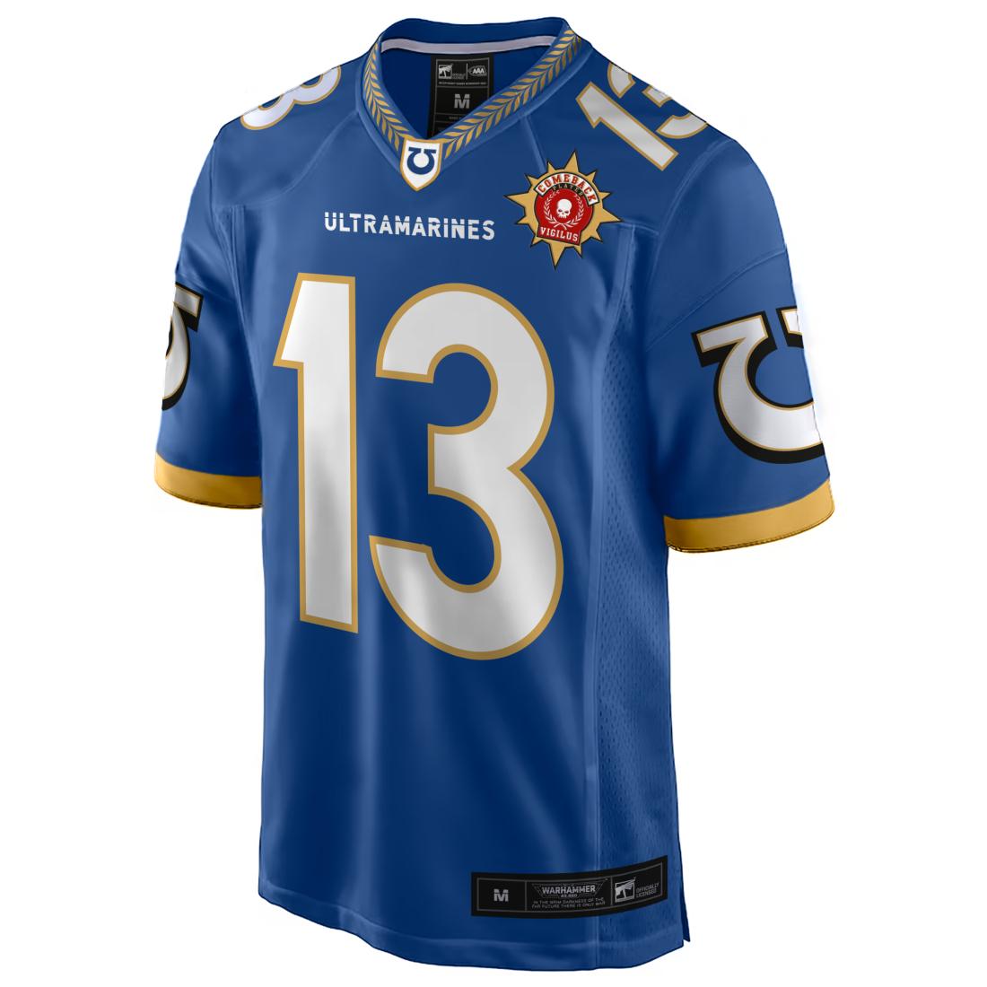 Warhammer 40000 Ultramarines Sports Jersey Shirt