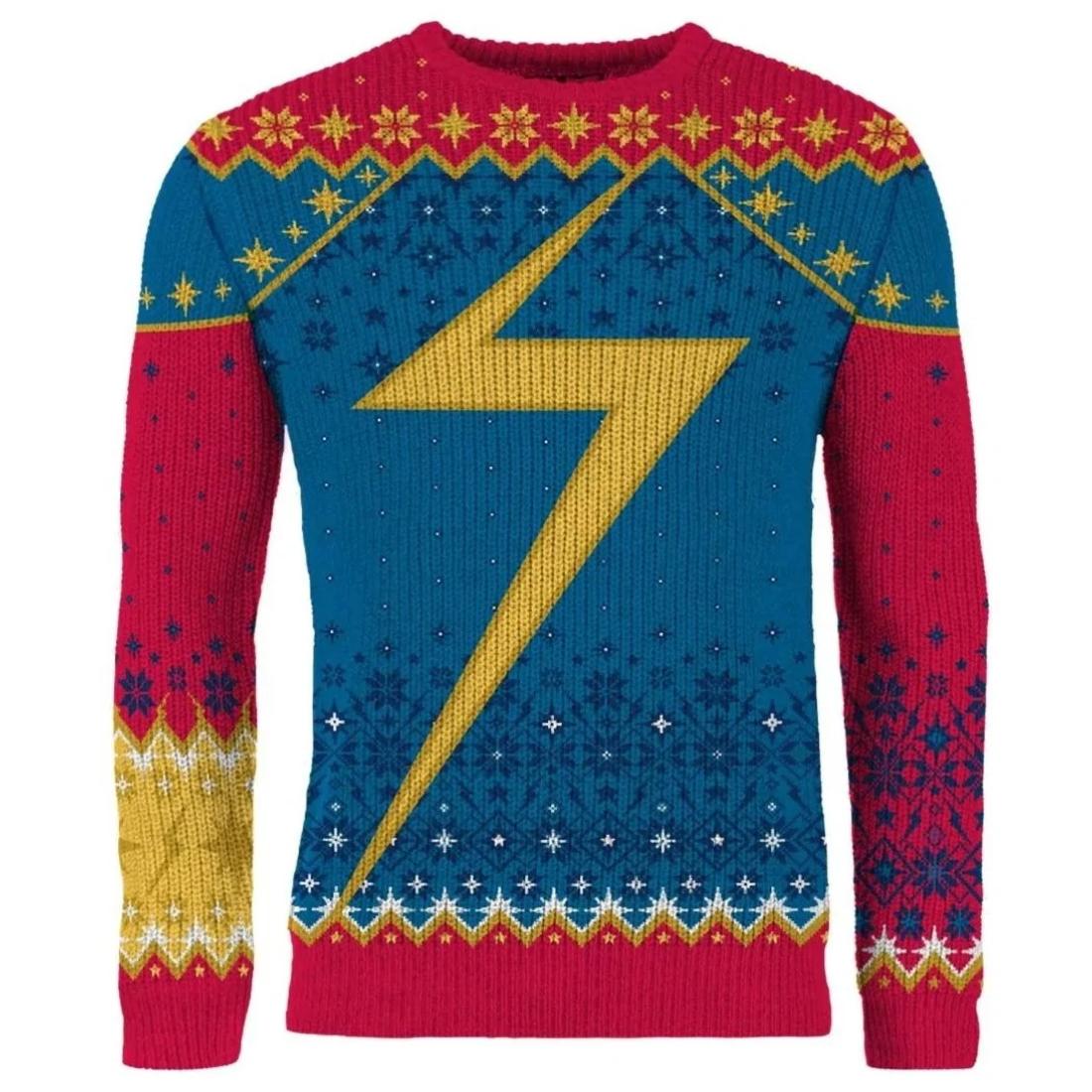 Ms Marvel Christmas Jumper