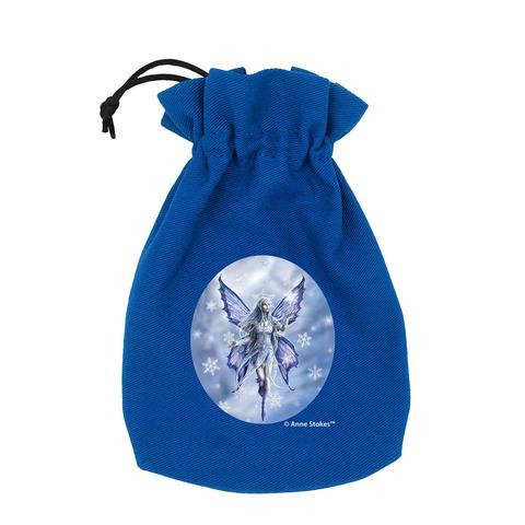 Anne Stokes Dice Pouch: Snow Fairy