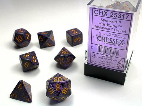Chessex: Speckled Polyhedral Hurricane Rollenspiel Set (7)