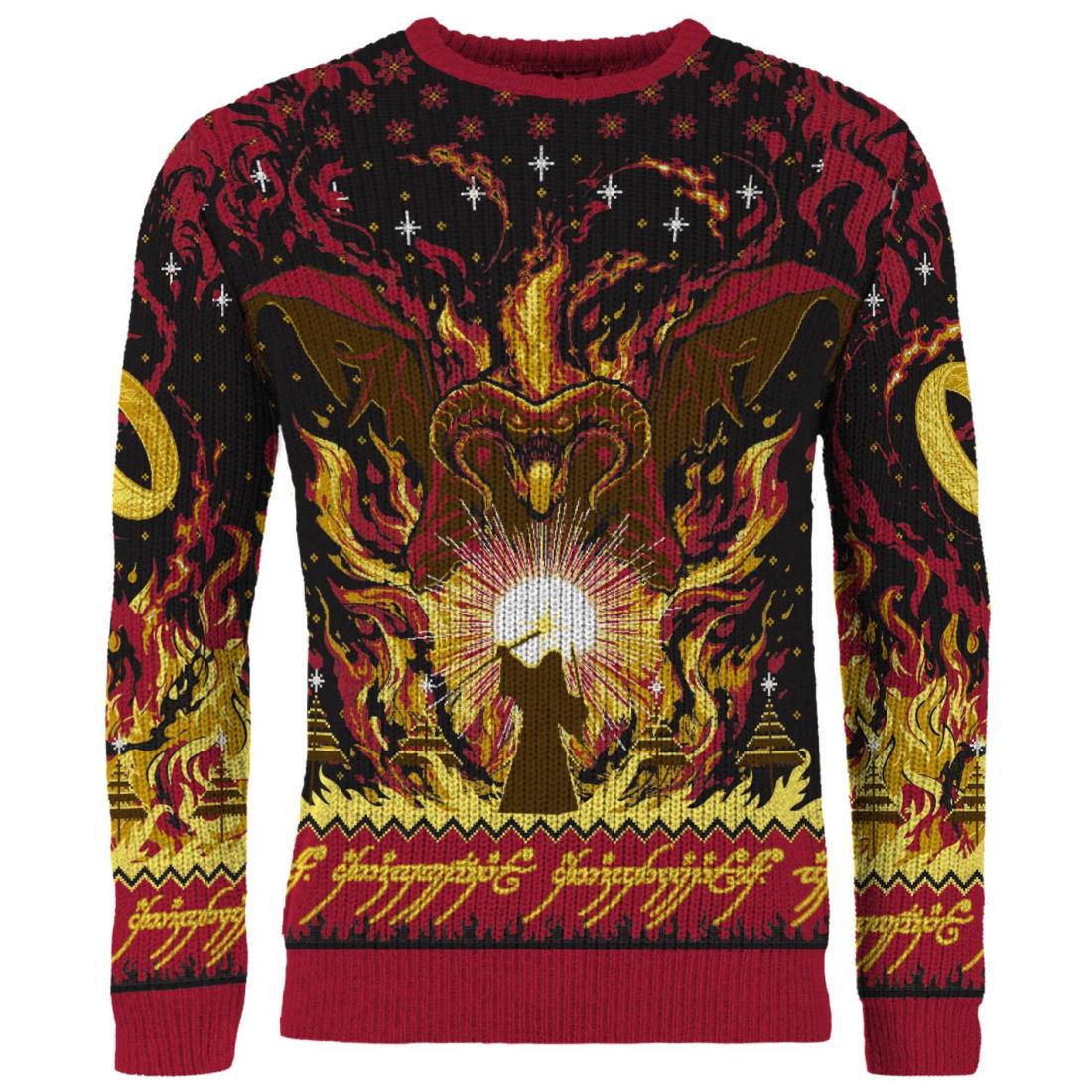 Lord of the Rings Balrog Christmas Jumper