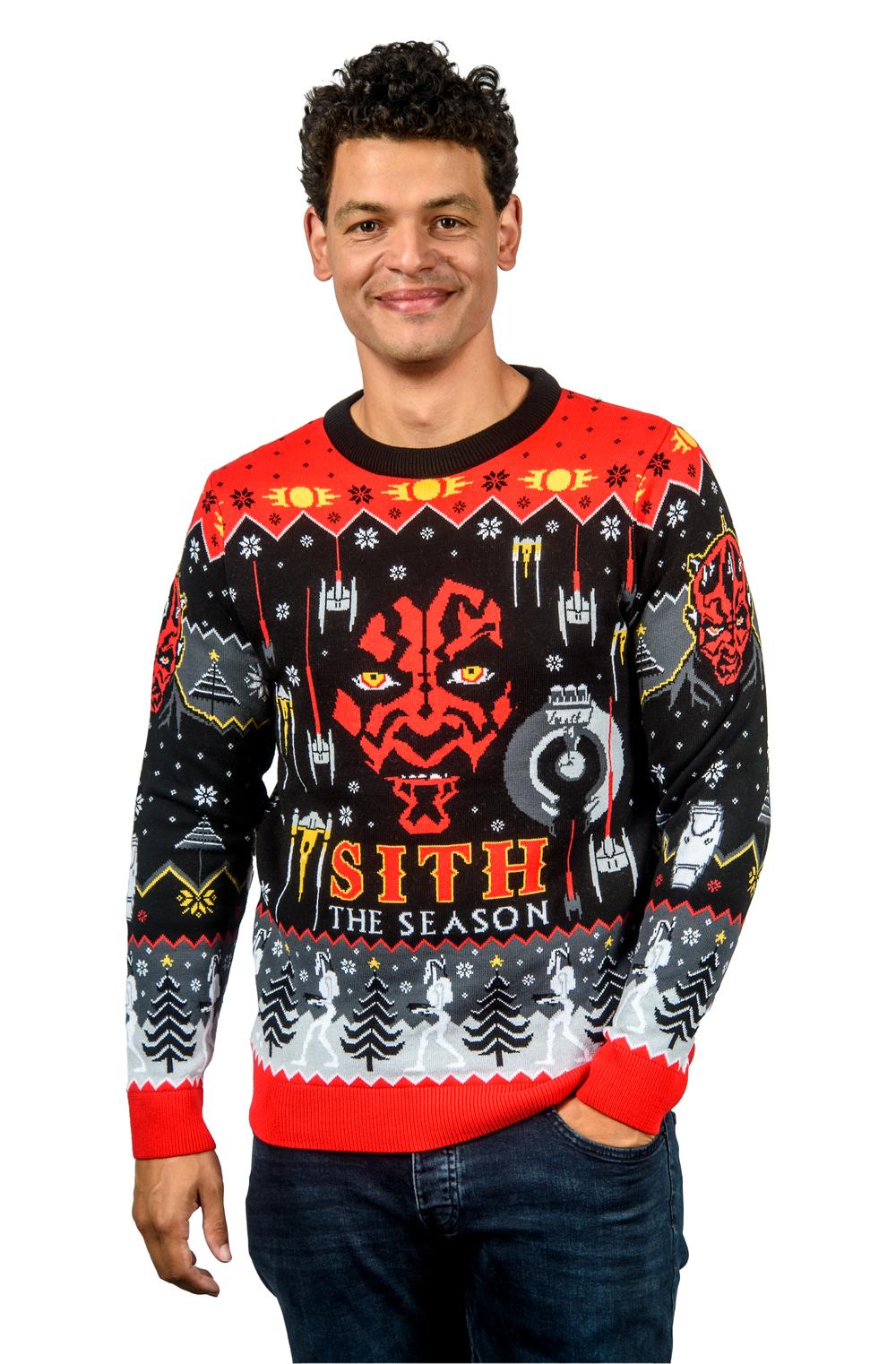 Star Wars Sith Christmas Jumper - Größe: L