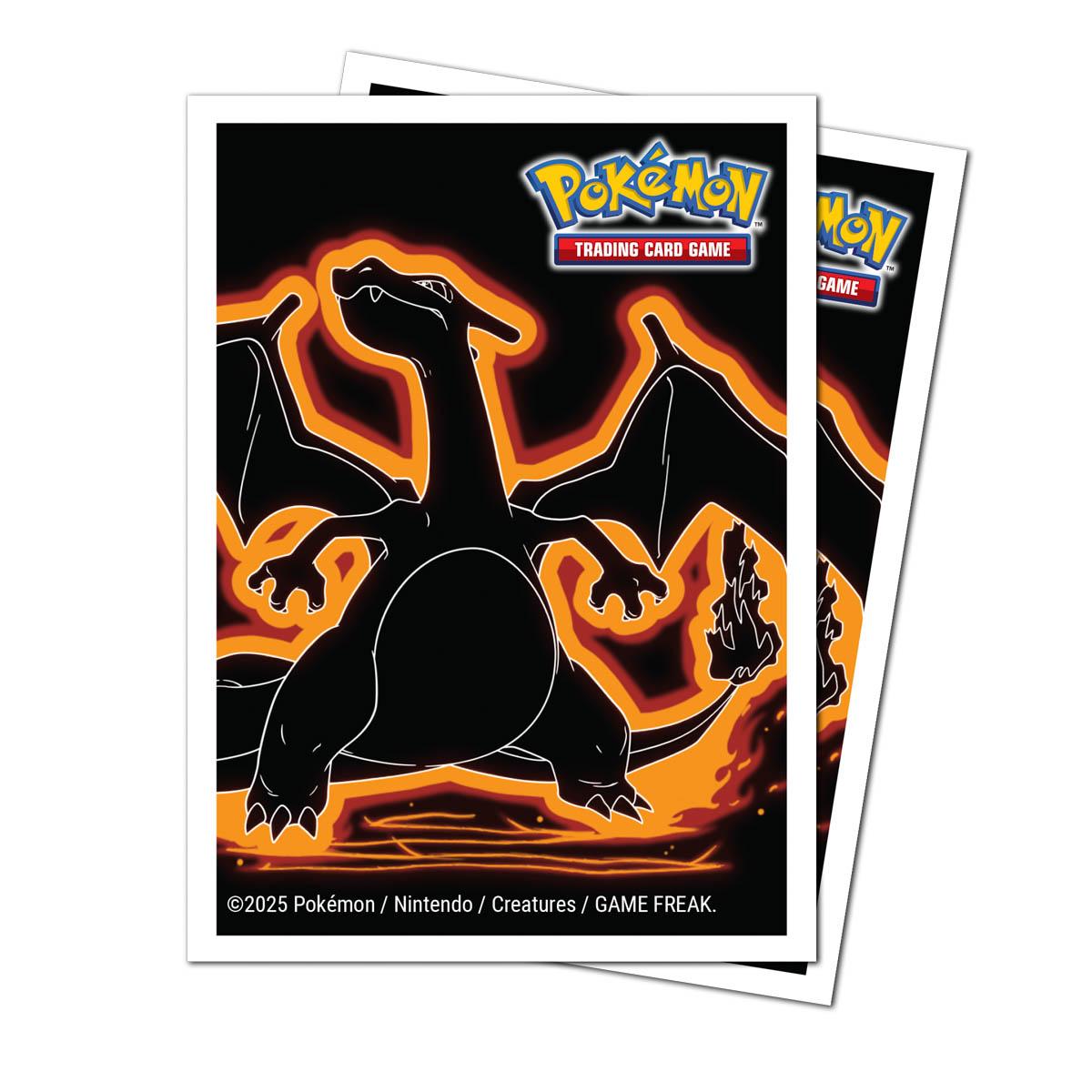 Ultra Pro - Neon Kanto 105ct APEX Deck Protector® Sleeves Charizard for Pokémon