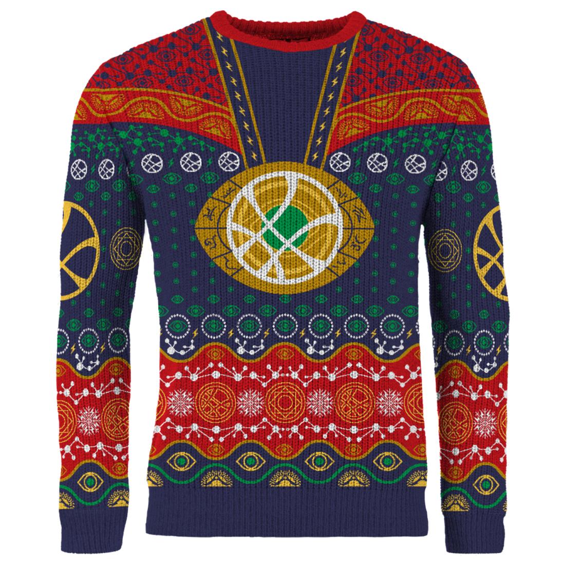 Doctor Strange Eye of Agamotto Christmas Jumper
