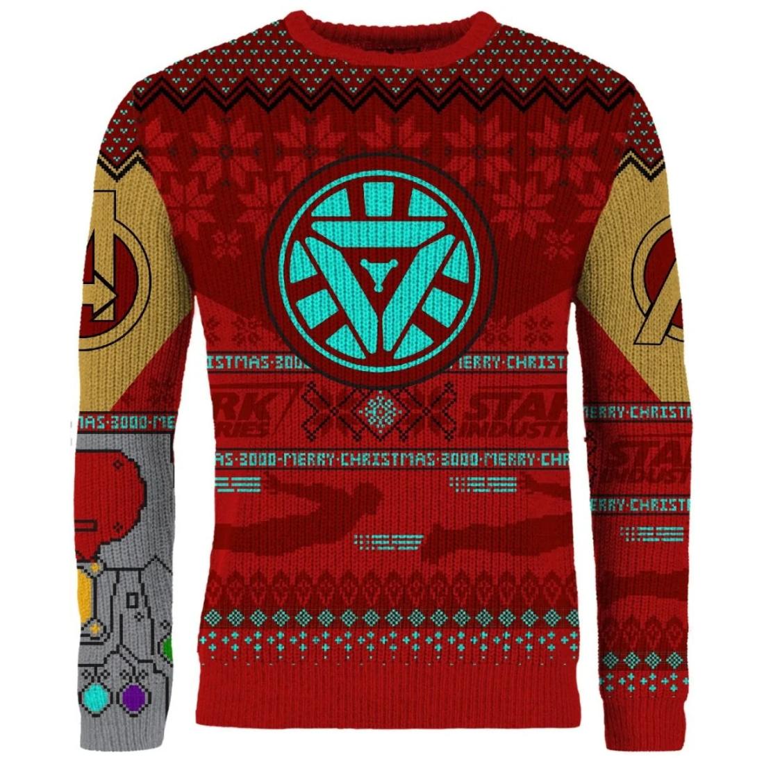 Avengers Iron Man Christmas Jumper