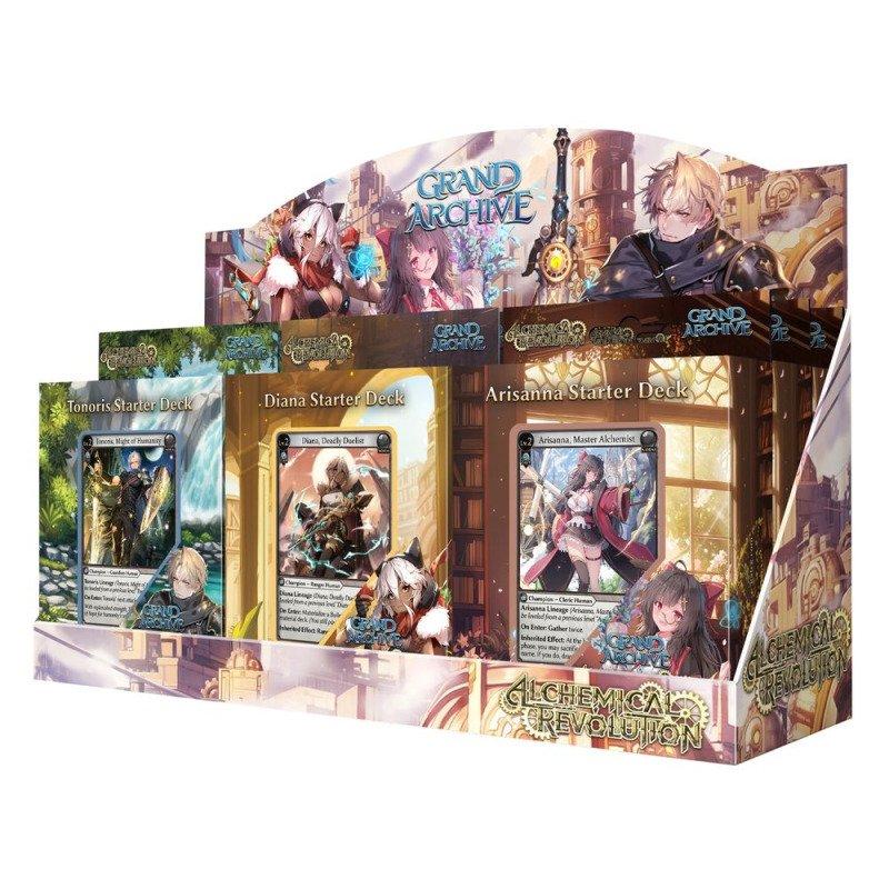Grand Archive TCG - Alchemical Revolution Starter Deck Display (9 Decks) - EN