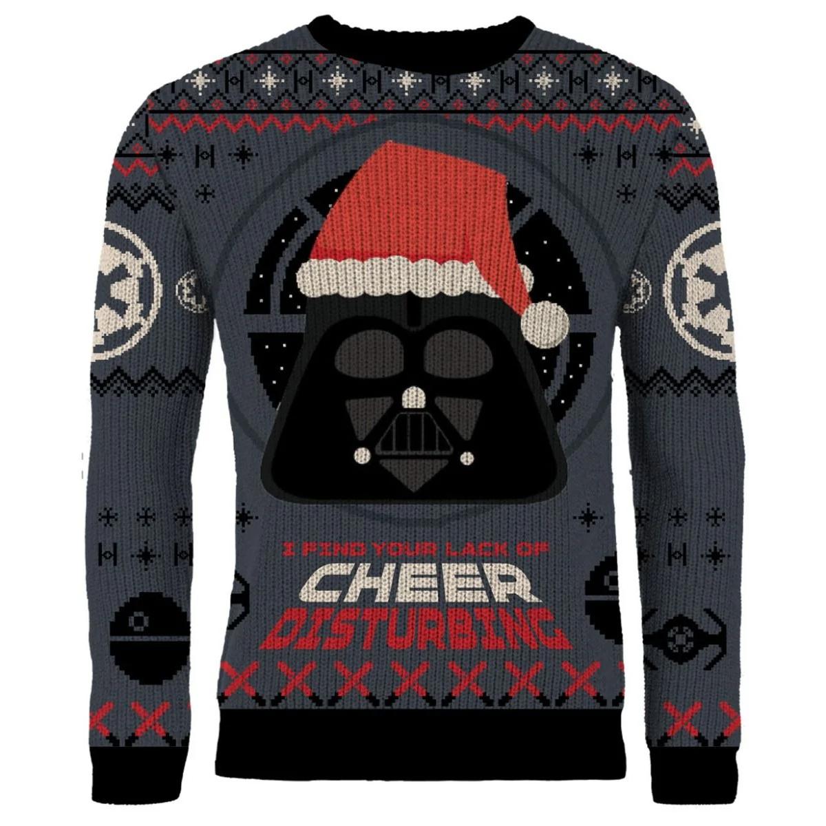 Star Wars Darth Vader Christmas Jumper - Größe: L