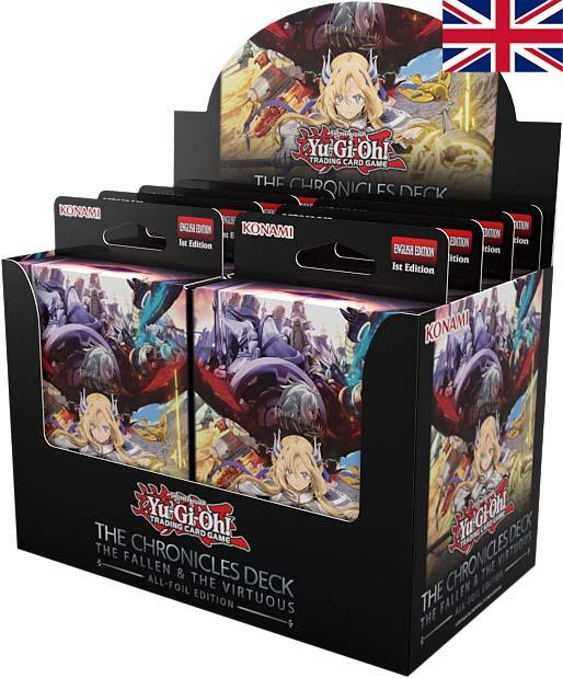 Yu-Gi-Oh!  - Structure Deck: The Chronicles Deck: The Fallen & The Virtuous Display (8) EN