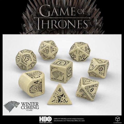 Game of Thrones. Stark Dice Set.