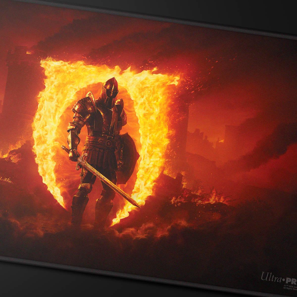 Ultra Pro - The Elder Scrolls IV: Oblivion Remastered Black-Stitched Playmat for Tabletop Gaming