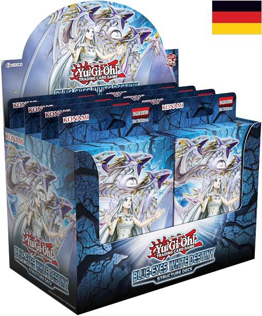 Yu-Gi-Oh! TCG Structure Deck: Blue-Eyes White Destiny Display (8) DE *Reprint