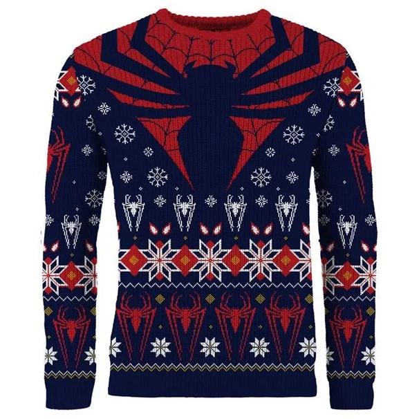 Spider-Man Christmas Jumper - Größe: L