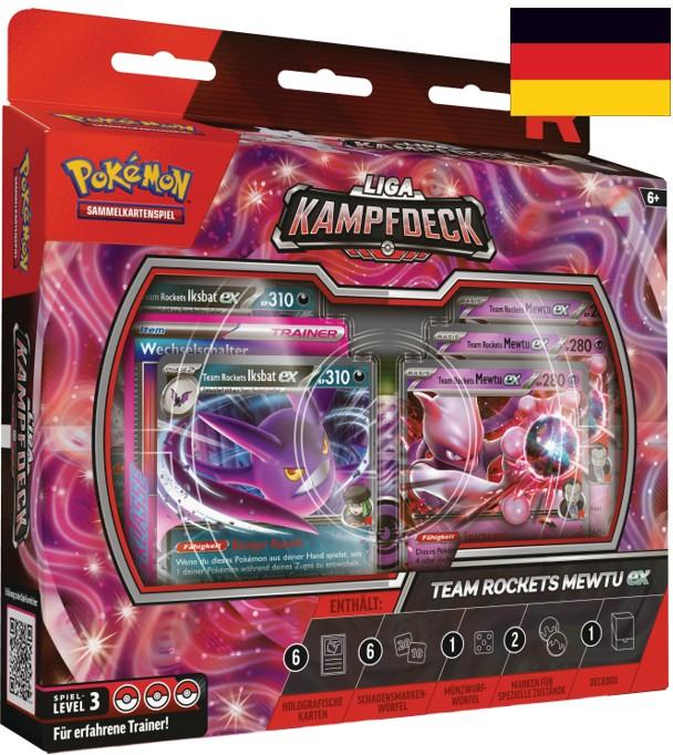 Pokémon Rockets Mewtu Liga-Kampfdeck DE