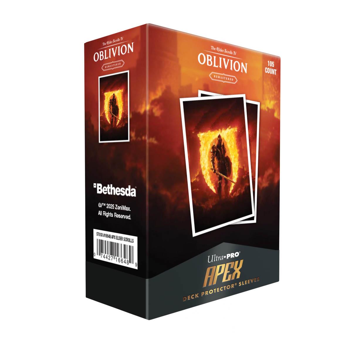 Ultra Pro - The Elder Scrolls IV: Oblivion Remastered 105ct APEX Deck Protector Sleeves for Tabletop Gaming