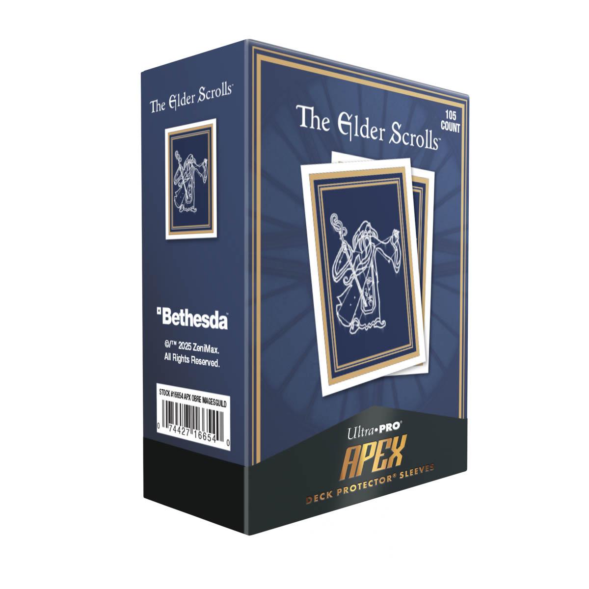 Ultra Pro - The Elder Scrolls - Mages Guild 105ct APEX Deck Protector Sleeves for Tabletop Gaming