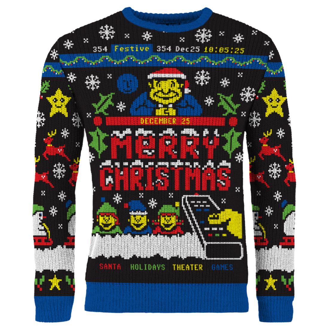 TV Text Christmas Jumper