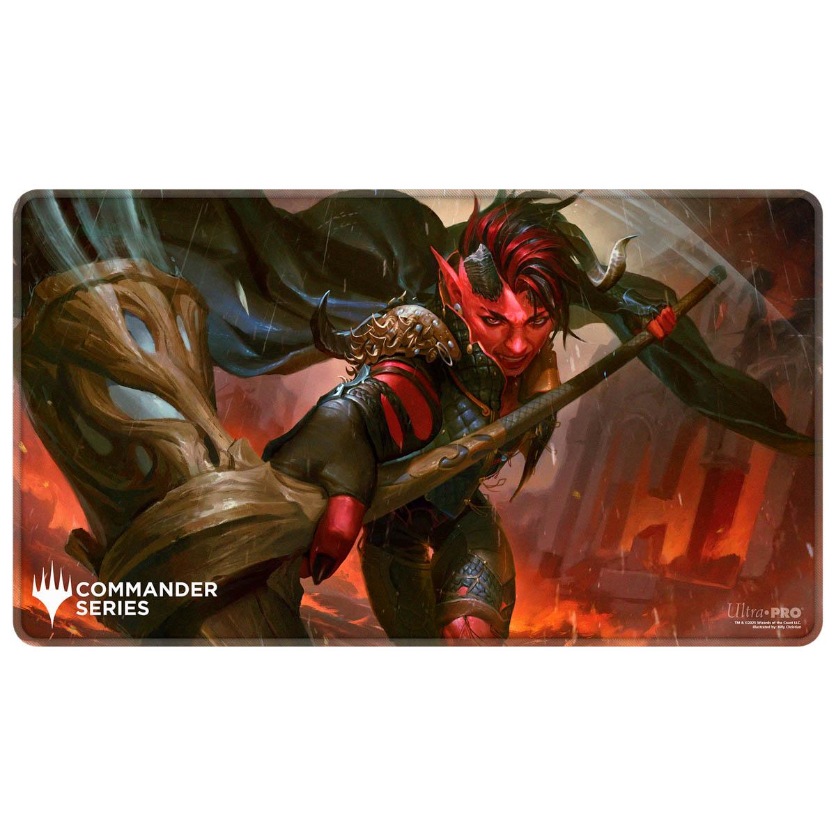 Ultra Pro - Commander Series - Release 7 - Fan Vote 2 - Q3 2025 Stitched Edge Playmat Karlach for Magic: The Gathering