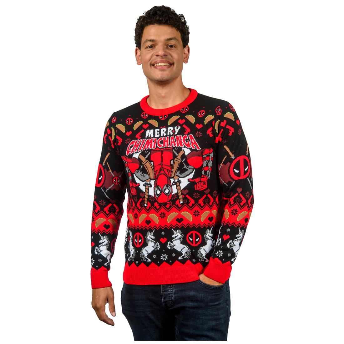 Deadpool Merry Chimichanga Christmas Jumper