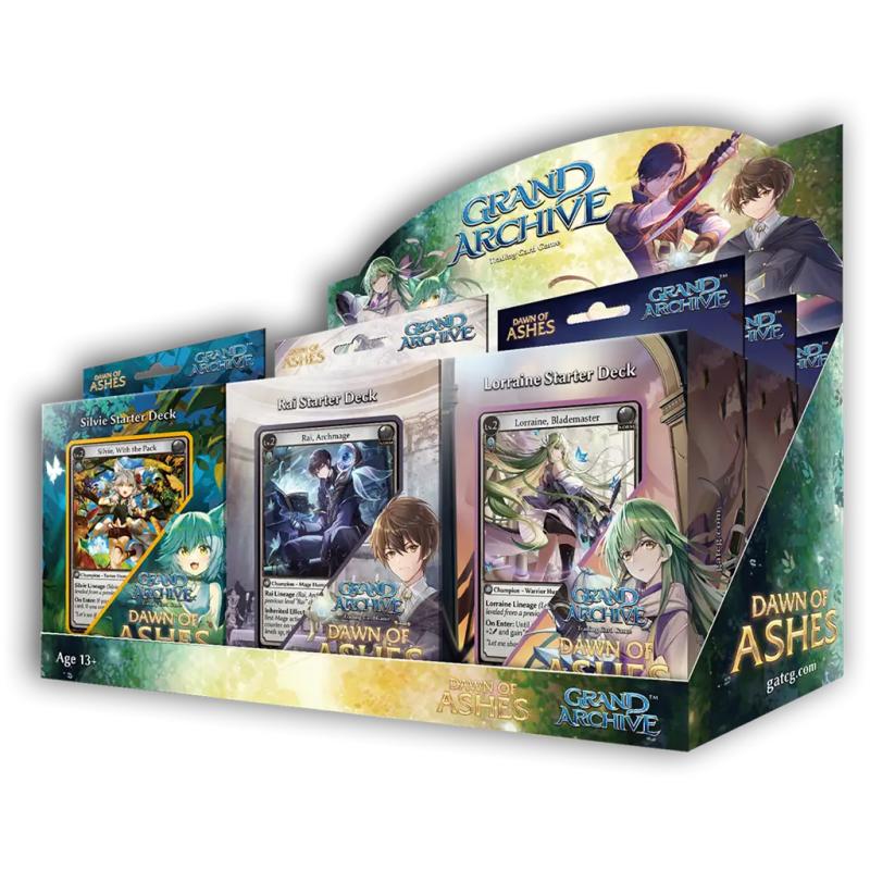 Grand Archive TCG - Dawn of Ashes Starter Deck Display (9 Decks) - EN