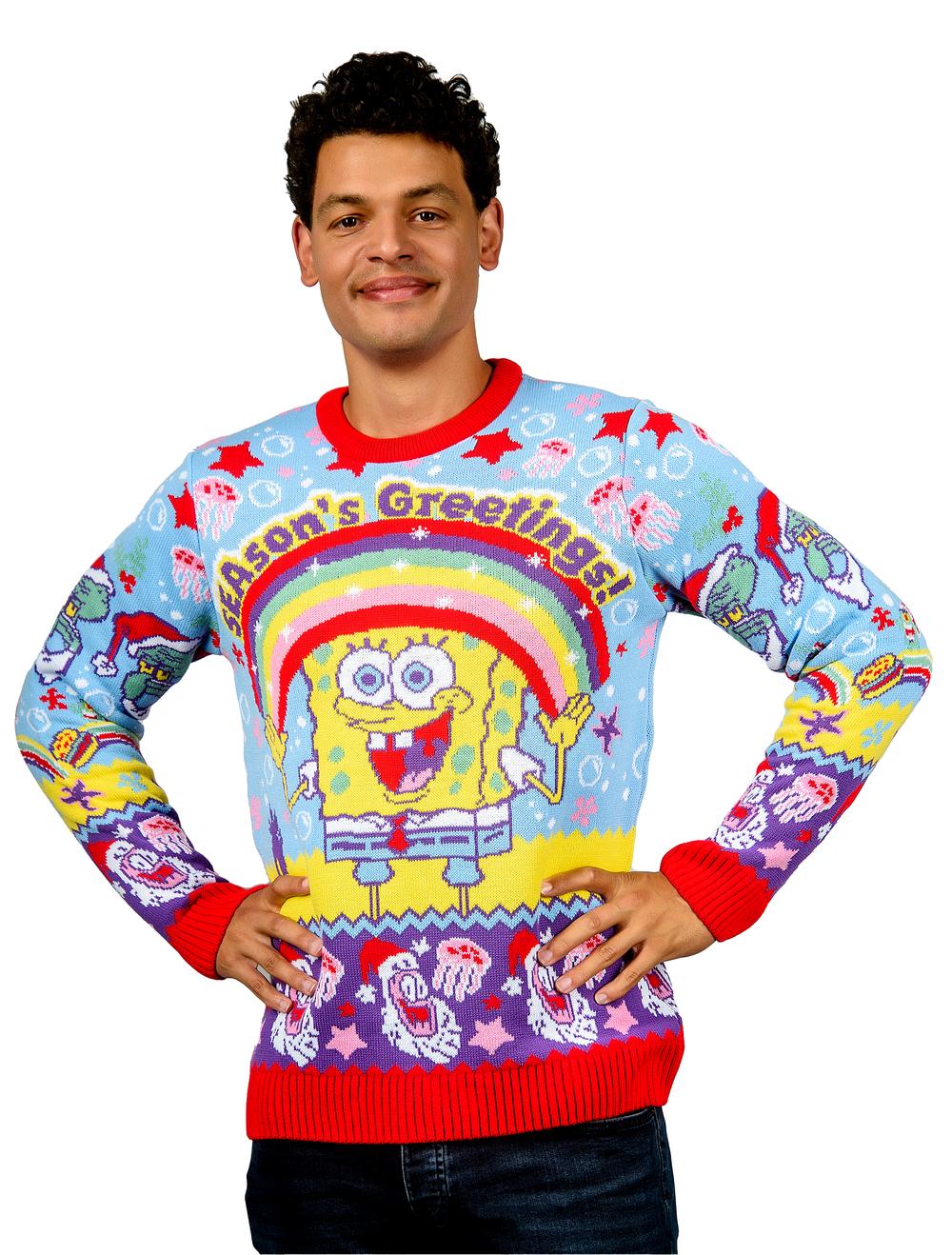 Spongebob Squarepants Christmas Jumper - Größe: L