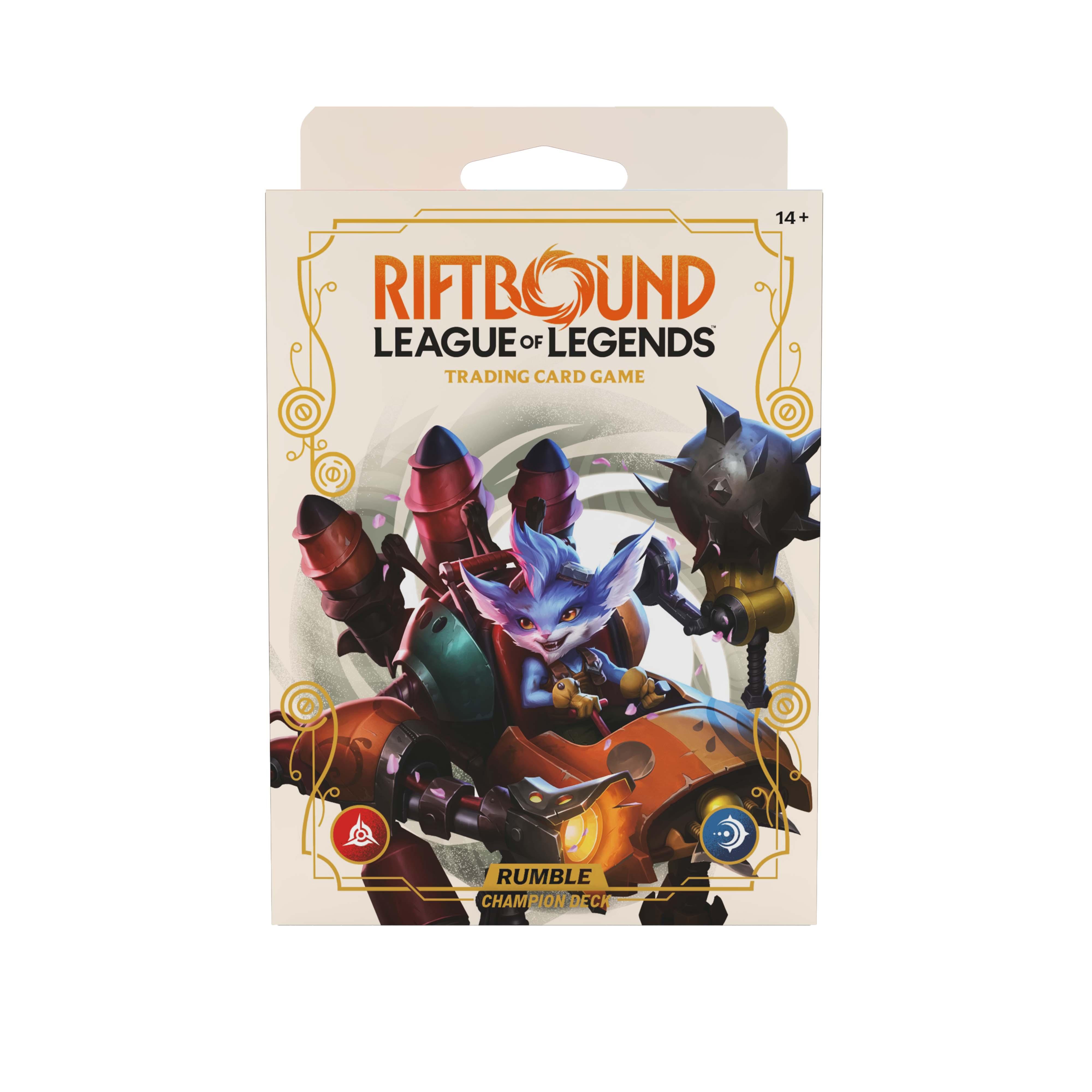 Riftbound: League of Legends TCG - Spiritforged Champion Deck Rumble Display (4) EN