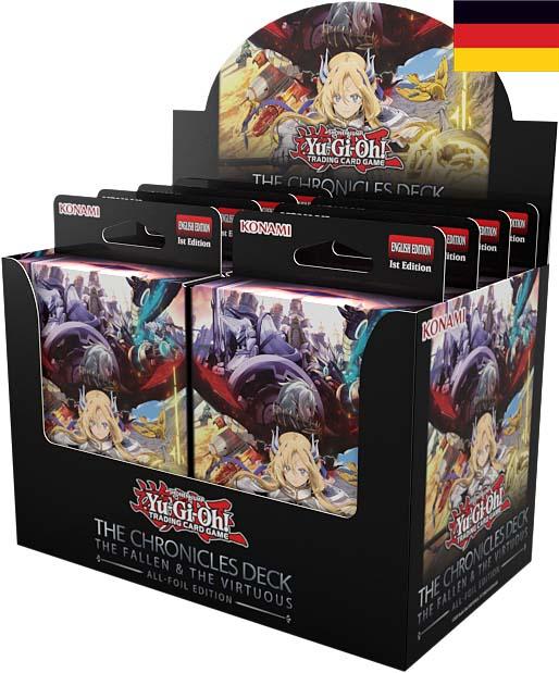 Yu-Gi-Oh!  - Structure Deck: The Chronicles Deck: The Fallen & The Virtuous Display (8) DE